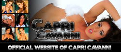 Capri Cavanni in bed