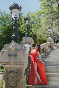 Ross Charleen red dress