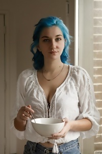 Zishy Skye Blue naked